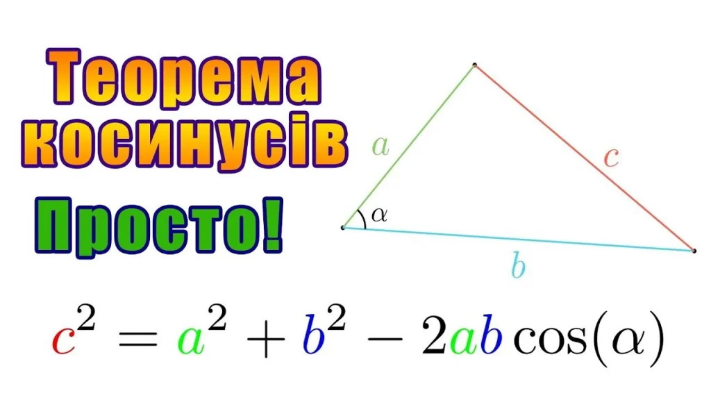 kosynus-tse-tryhonometrychna-funktsiia-iaka-poviazuie-storony-trykutnyka-461e