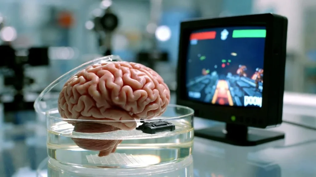 Нейрони мозку в біокомпютері Cortical Labs грають у Doom
