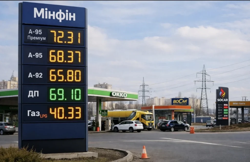 Ціни на бензин А-95, дизель та газ на АЗС 12 липня